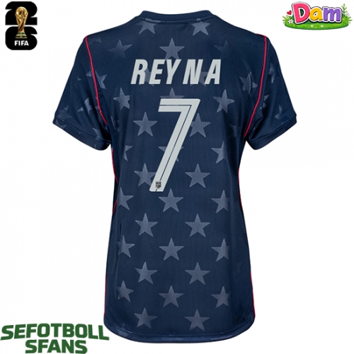 Förenta stater Giovanni Reyna #7 Bortatröja Kvinnor VM 2026 Kortärmad